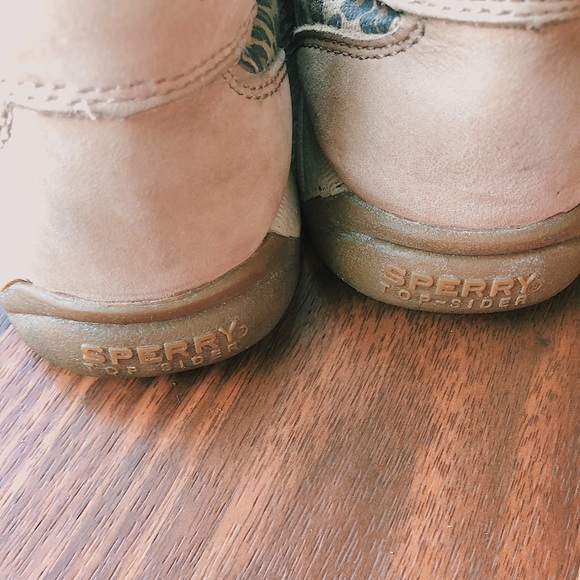 Sperry Top Sider Leopard Print Size 7 - Picture 4 of 6